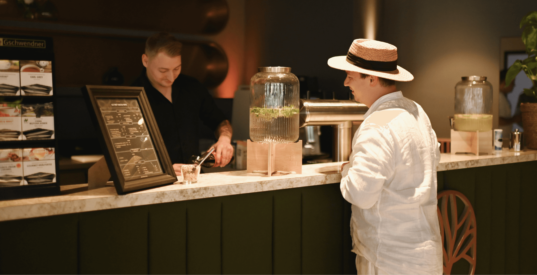 Event Gast an der Bar